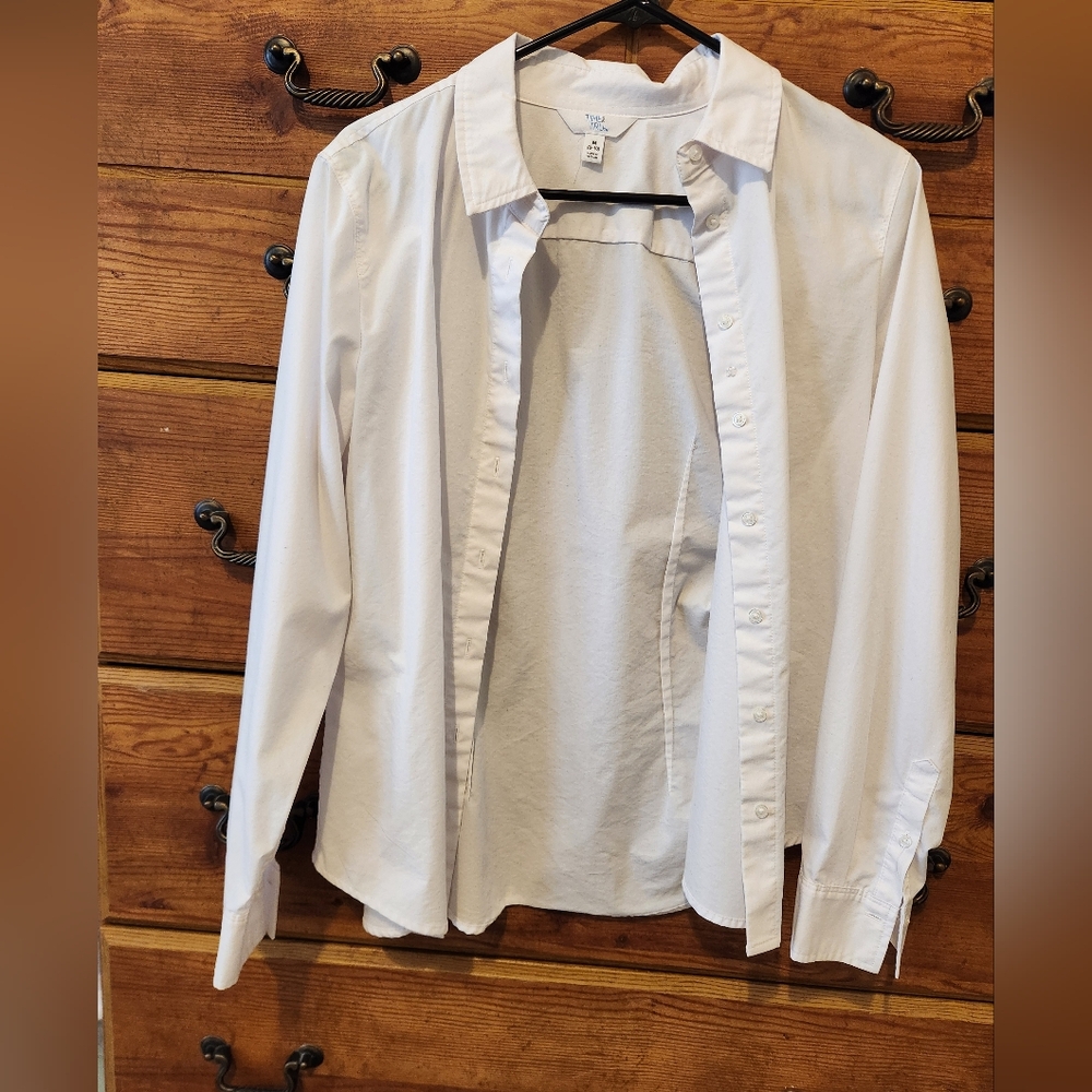 Time and Tru Crisp White Shirt